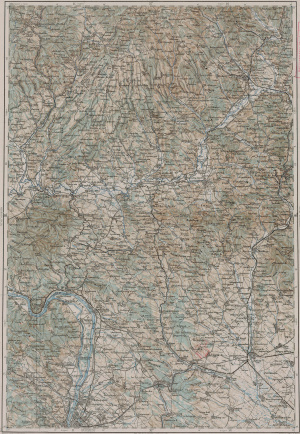 Topografická mapa 1917